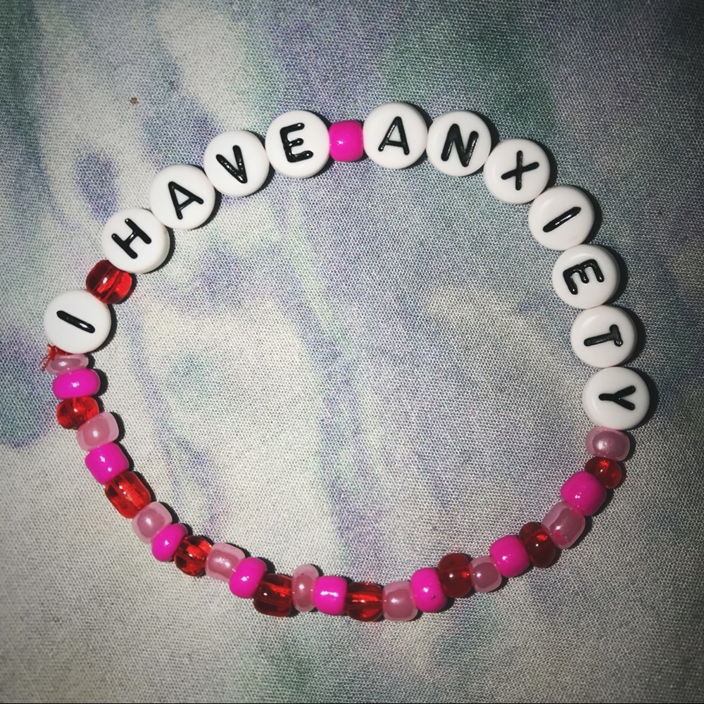 I HAVE ANXIETY TUMBLR - ESQ stretch bracelet
